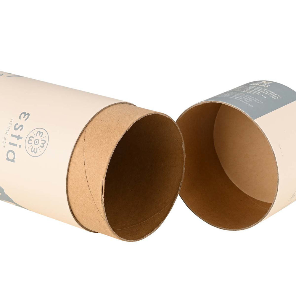 Estia Μπουκάλι Θερμός Save The Aegean 500ml Εκρού Με Βουνά Alpine Essence Travel Flask