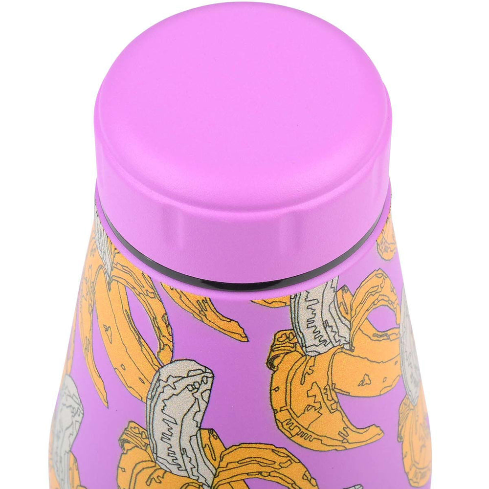 Estia Μπουκάλι Θερμός Save The Aegean 500ml Ροζ Με Μπανάνες Banana Swirl Travel Flask