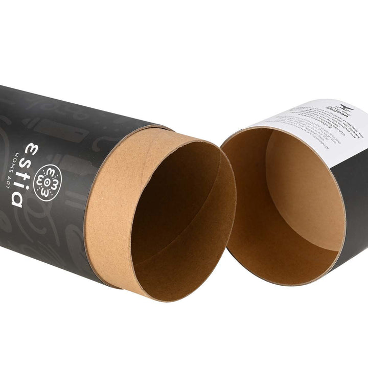 Estia Μπουκάλι Θερμός Save The Aegean 500ml Μαύρο Noir Echo