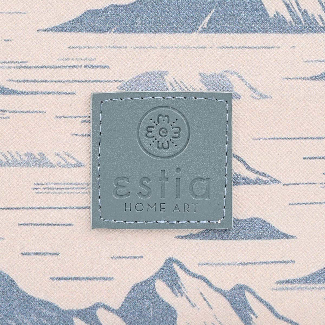 Τσάντα Φαγητού Ισοθερμική 7lt Estia Save The Aegean Εκρού Με Βουνά Alpine Essence