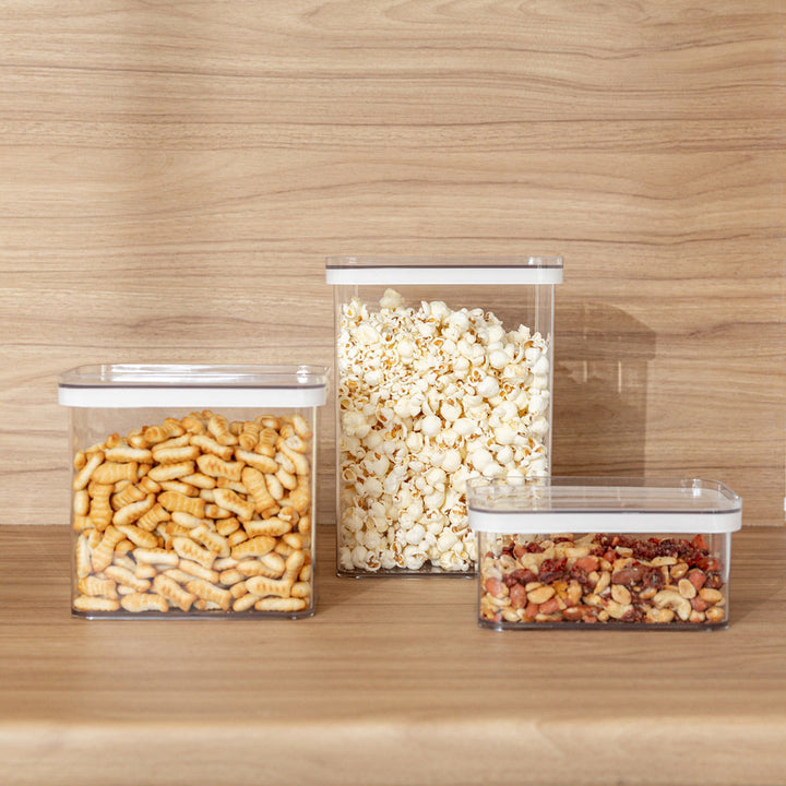 Δοχείο Αποθήκευσης Διάφανο Πλαστικό Με Αεροσταγές Καπάκι 750ml Estia