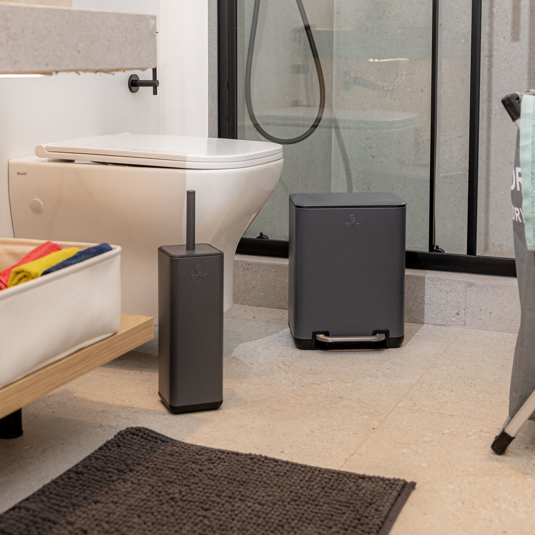 Πιγκάλ Γκρι Από Ανοξείδωτο Ατσάλι Με Εσωτερικό Πλαστικό Δοχείο Estia