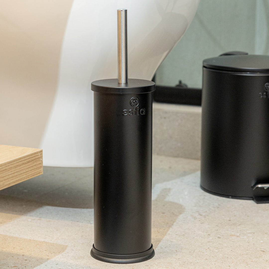 Πιγκάλ Μαύρο Μεταλλικό Με Εσωτερικό Πλαστικό Δοχείο Estia