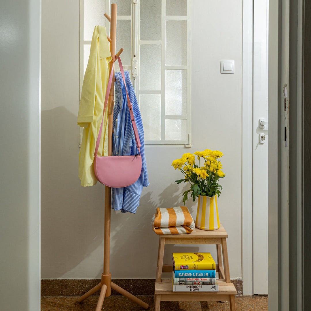 Καλόγερος Ρούχων 8 Θέσεων Ξύλινος Estia