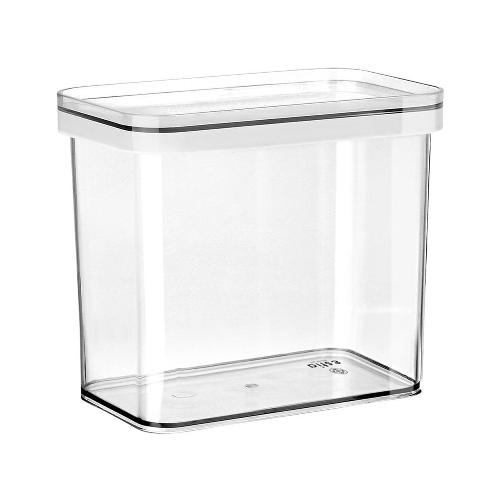 Δοχείο Αποθήκευσης Διάφανο Πλαστικό Με Αεροσταγές Καπάκι 1650ml Estia