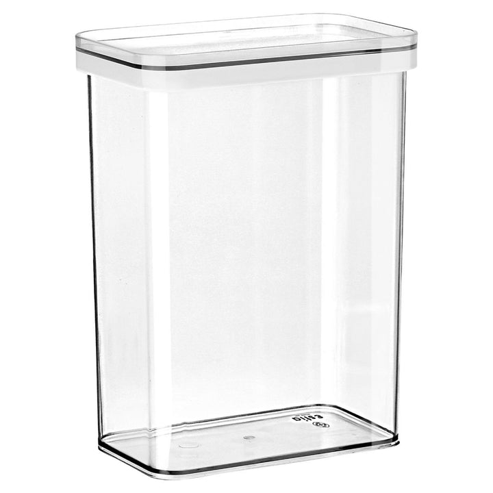 Δοχείο Αποθήκευσης Διάφανο Πλαστικό Με Αεροσταγές Καπάκι 2500ml Estia
