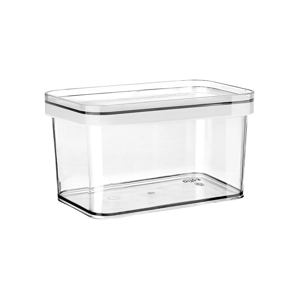 Δοχείο Αποθήκευσης Διάφανο Πλαστικό Με Αεροσταγές Καπάκι 750ml Estia