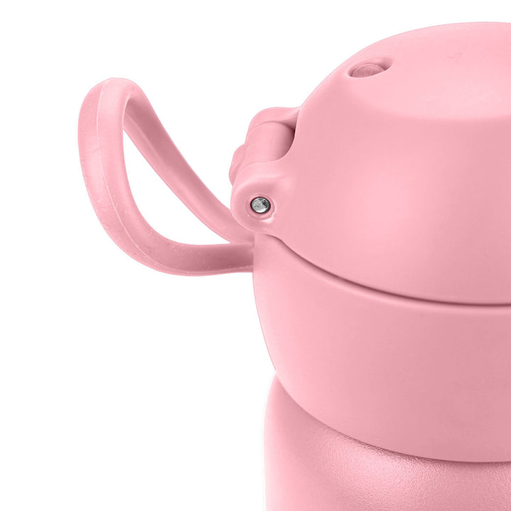 Estia Θερμός Παιδικό Με Καλαμάκι 350ml Μονόχρωμο Ροζ Candy Pink