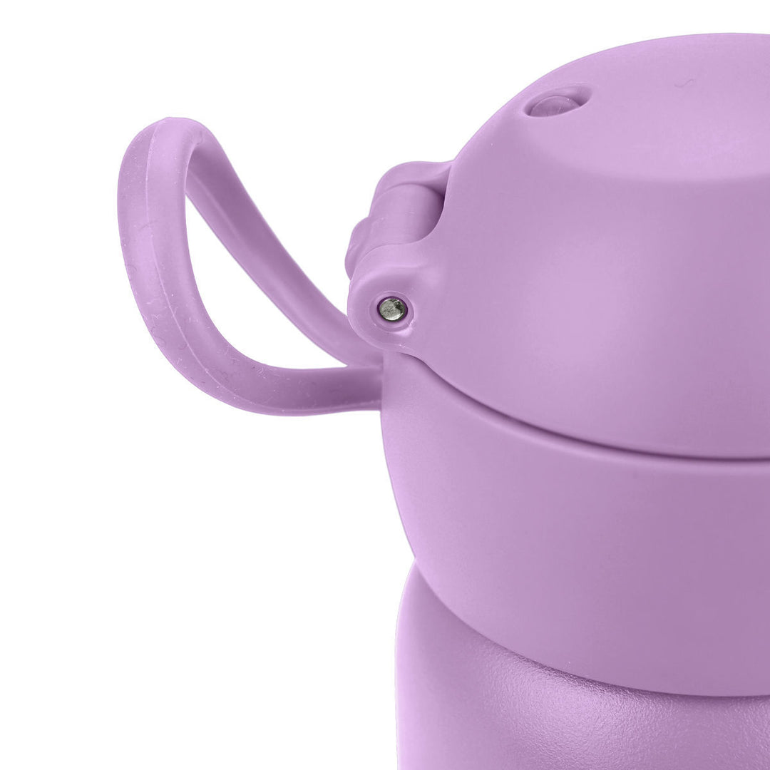 Estia Θερμός Παιδικό Με Καλαμάκι 350ml Μωβ Με Σχέδια Ocean Buddies