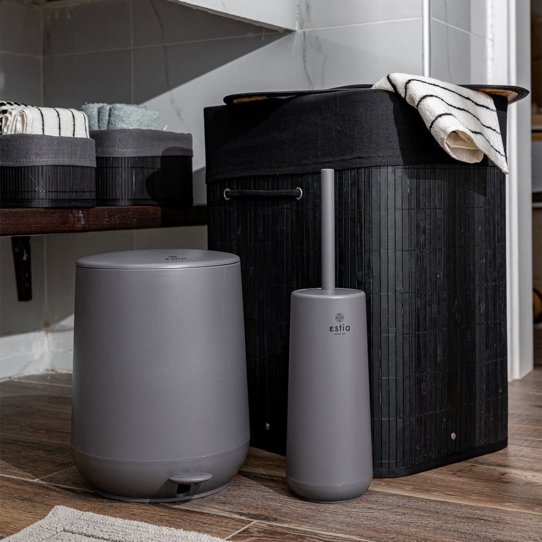 Πιγκάλ Πλαστικό Με Αντιολισθητική Βάση Γκρι Σκούρο Estia