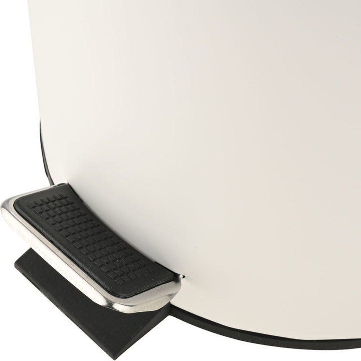 Καλάθι Μπάνιου Ματ Λευκό Μεταλλικό 5lt Estia