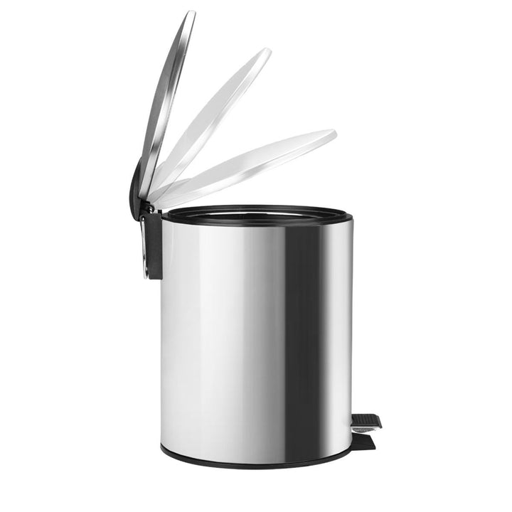 Καλάθι Μπάνιου Ανοιξείδωτο Ασημί 5lt Estia