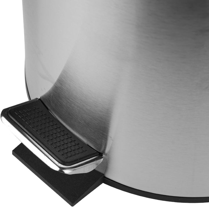 Καλάθι Μπάνιου Ανοιξείδωτο Ασημί 5lt Estia