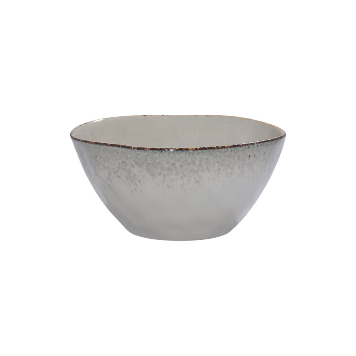 Πλάγια όψη μπολ για ντιπ Estia σε seal τόνο, με διακριτικές χρωματικές μεταβάσεις και λιτή αισθητική σε ουδέτερο φόντο.