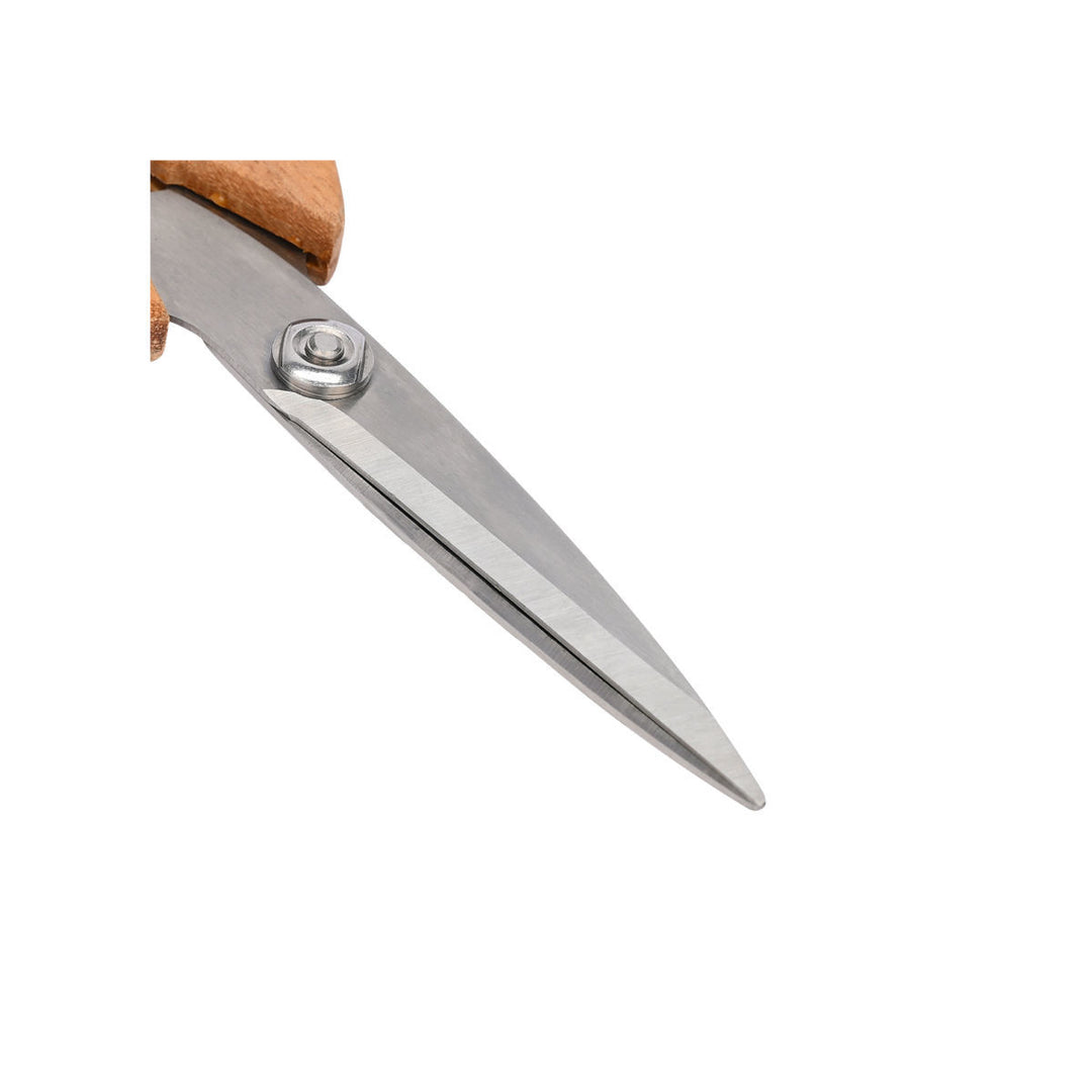 Ψαλίδι Κουζίνας Ανοξείδωτο Με Ξύλινη Λαβή Allure Estia