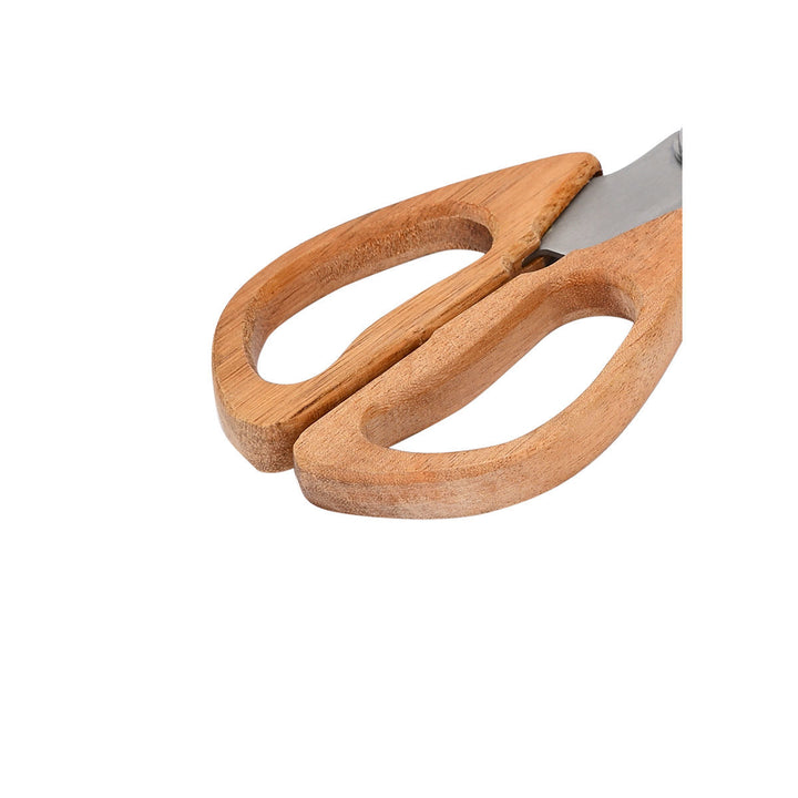 Ψαλίδι Κουζίνας Ανοξείδωτο Με Ξύλινη Λαβή Allure Estia