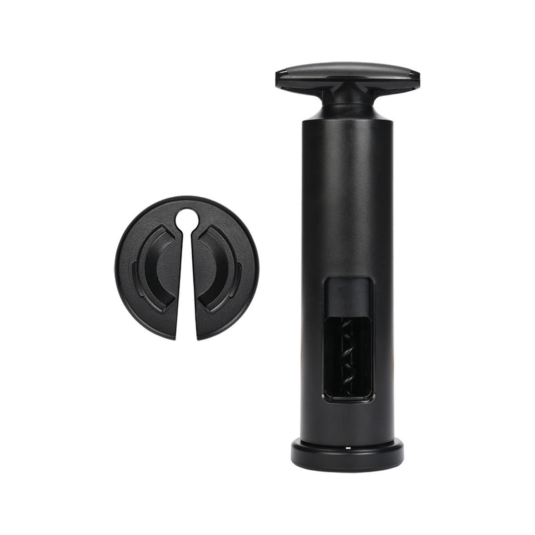 Ανοιχτήρι Κρασιού Με Κόπτη Καλύμματος Πλαστικό Μαύρο Estia