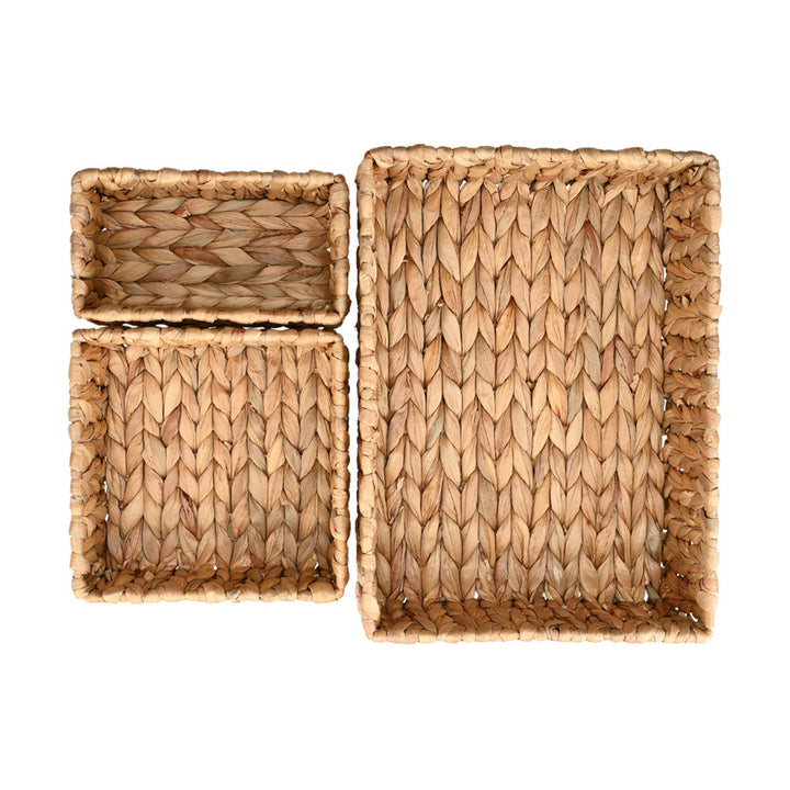 Καλάθια Αποθήκευσης Και Οργάνωσης Σετ 3τμχ Florana Estia