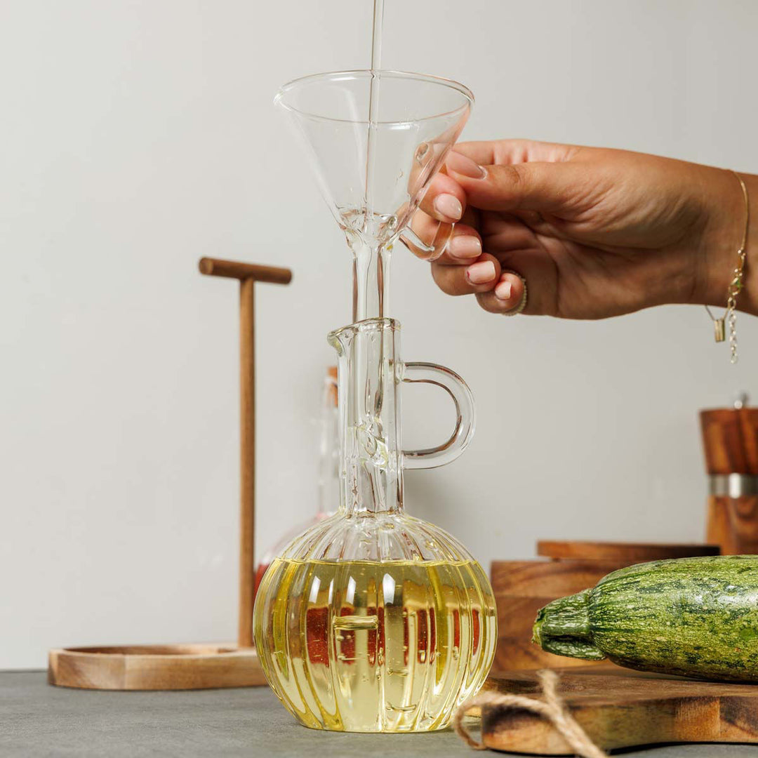 Χωνί Γυάλινο Με Λαβή Allure Estia