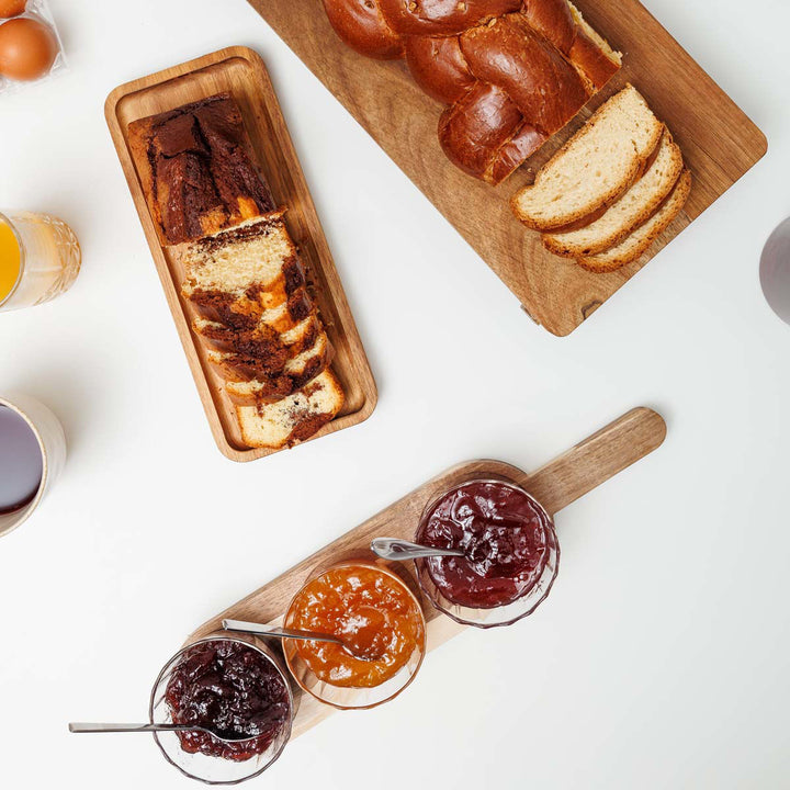 Δίσκος Σερβιρίσματος Ορθογώνιος Από Ξύλο Estia 30X15X2cm