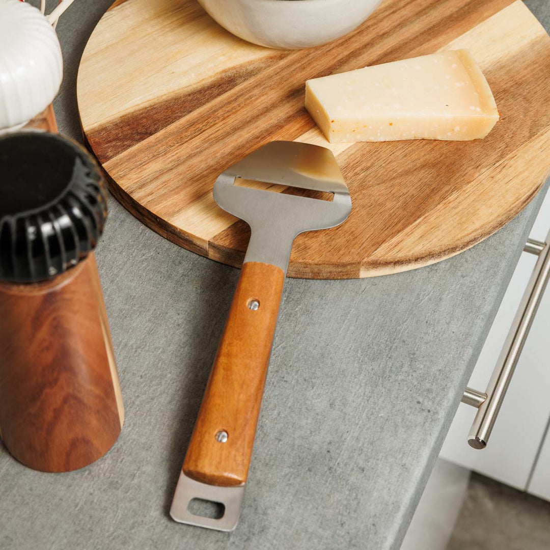 Κόπτης Τυριού Αοξείδωτος Με Ξύλινη Λαβή Allure Estia
