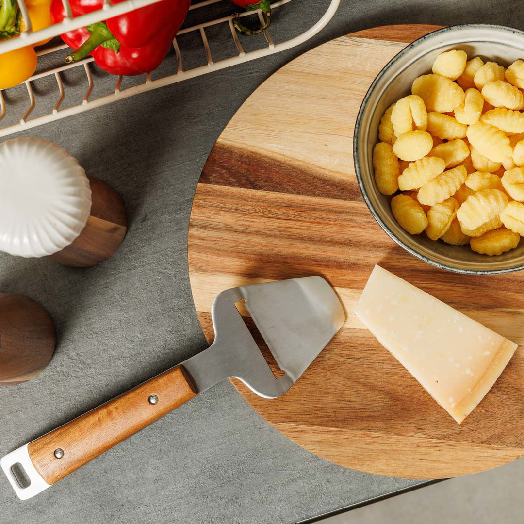 Κόπτης Τυριού Αοξείδωτος Με Ξύλινη Λαβή Allure Estia