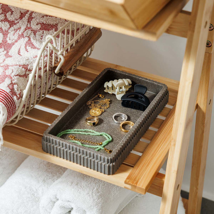 Estia Δίσκος Μπάνιου Ρητίνης Γκρι Wire