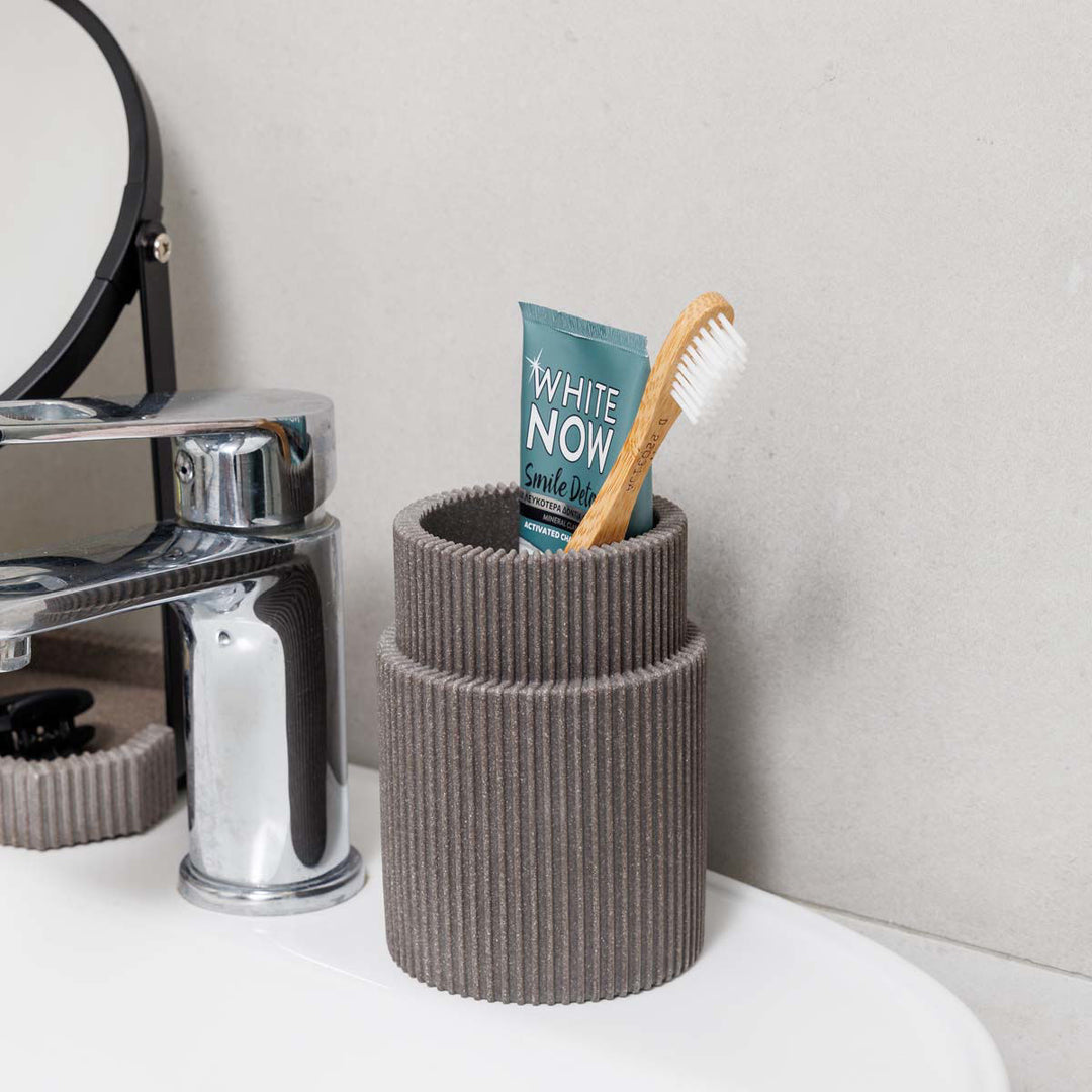 Estia Ποτηράκι Μπάνιου Ρητίνης Γκρι Wire