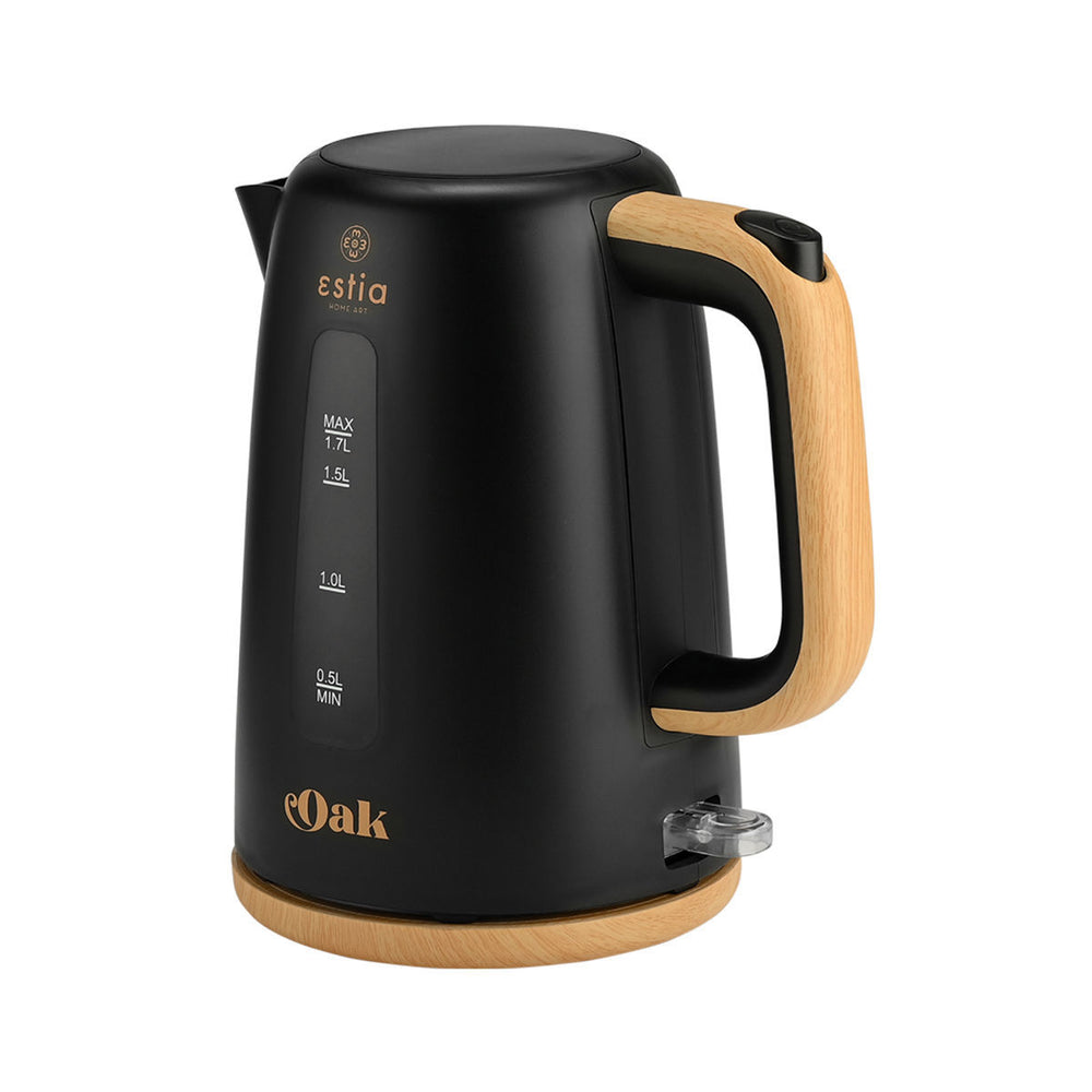 Βραστήρας 1.7lt Oak Μαύρος Πλαστικός 2200W Estia