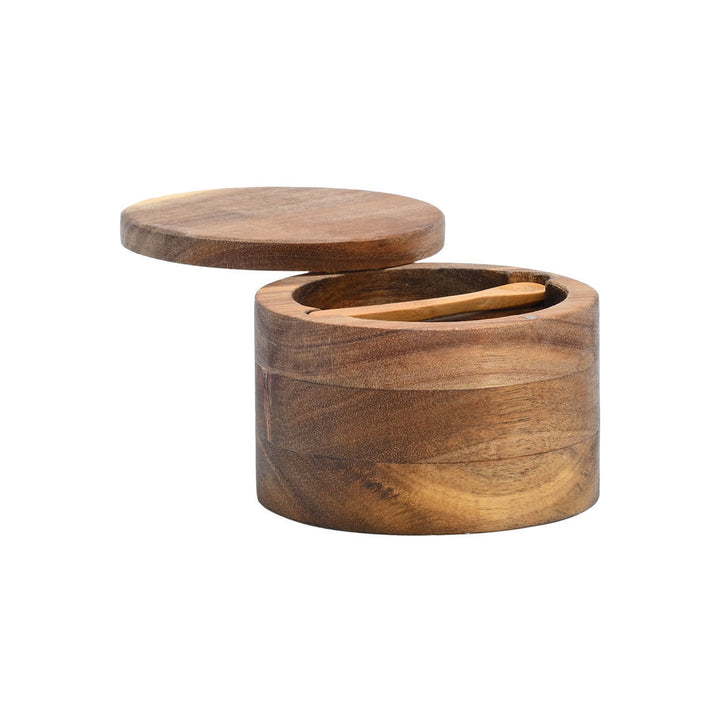 Δοχείο Μπαχαρικών Με Κουτάλι Ξύλινο Allure Estia