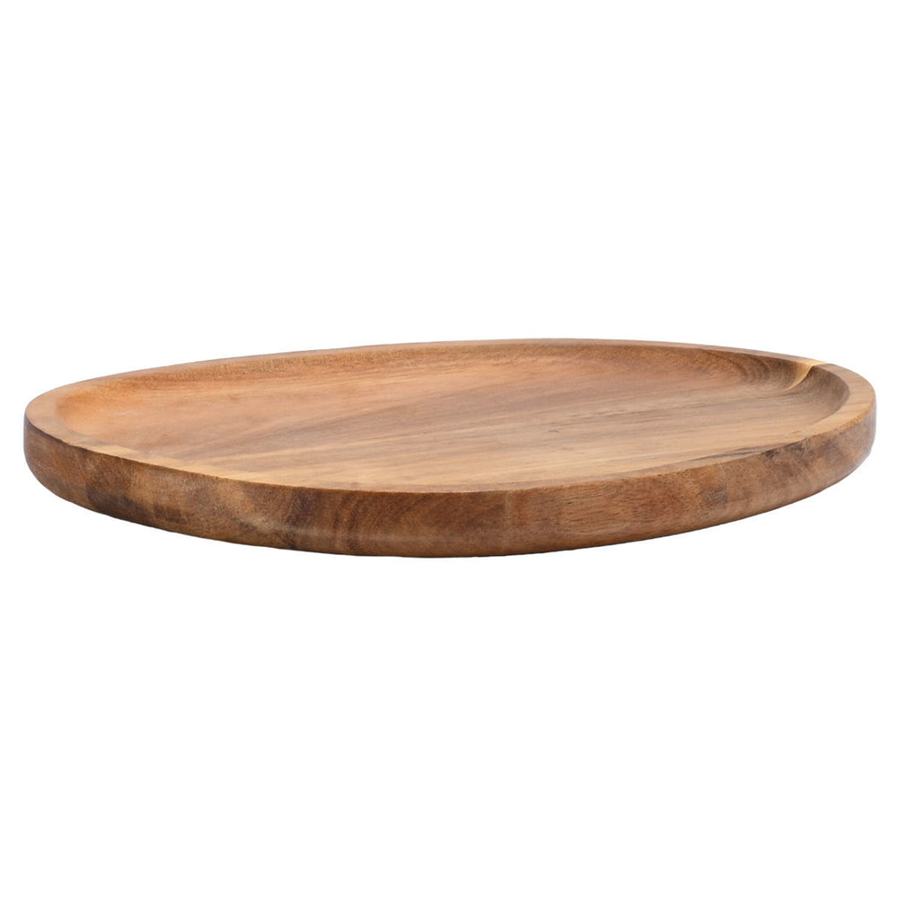 Δίσκος Σερβιρίσματος Οβάλ Από Ξύλο Estia 26X21X2cm