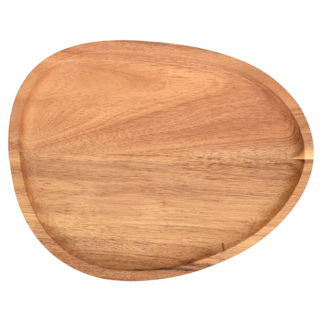 Δίσκος Σερβιρίσματος Οβάλ Από Ξύλο Estia 26X21X2cm