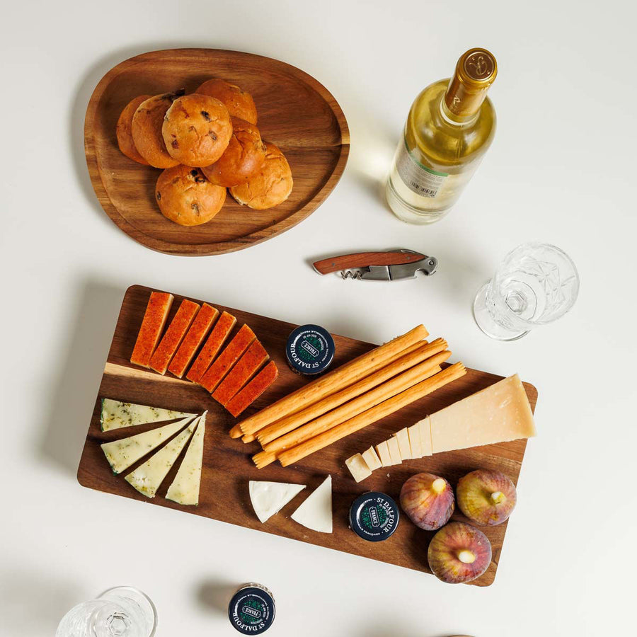 Δίσκος Σερβιρίσματος Οβάλ Από Ξύλο Estia 26X21X2cm