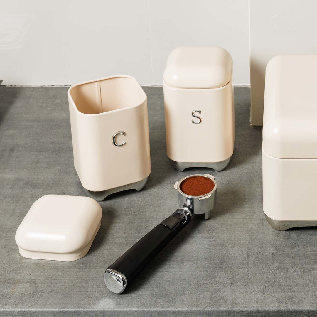 Μεταλλικό Δοχείο Για Καφέ Κρεμ Με Καπάκι Estia Epoque