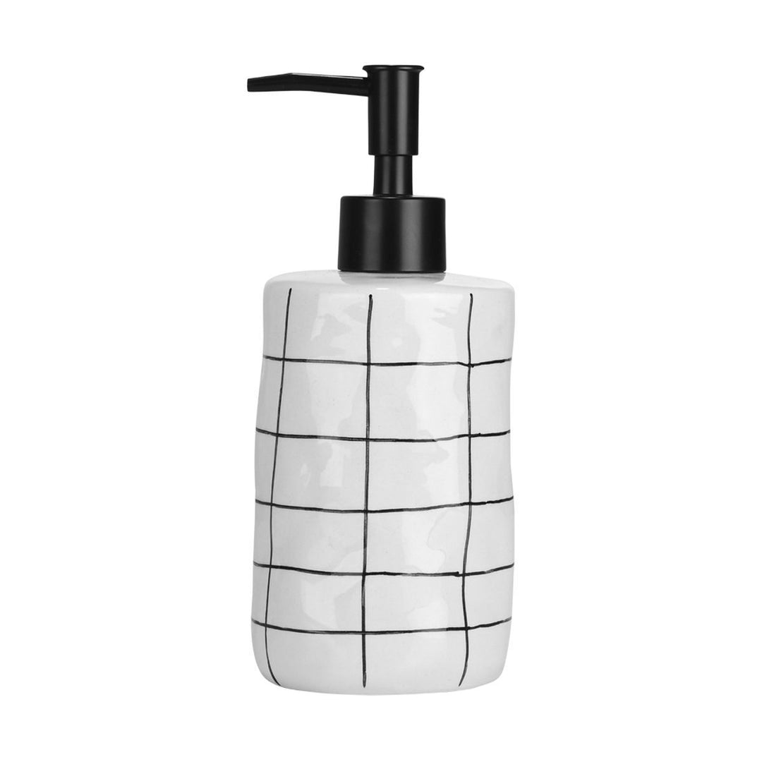 Estia Δοχείο Κρεμοσάπουνου Κεραμικό Λευκό 400ml Cage