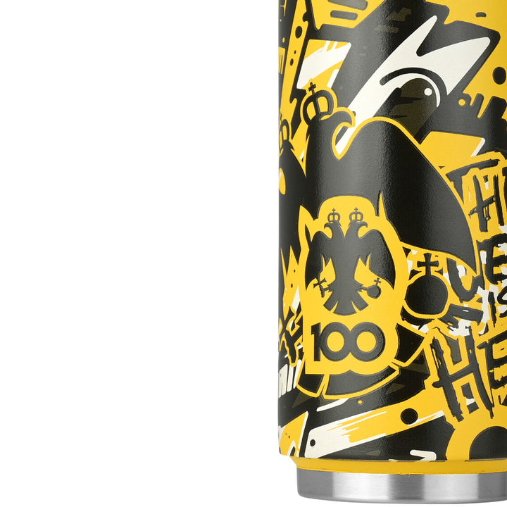 Estia Ποτήρι Θερμός Με Καλαμάκι 500ml Κίτρινο ΑΕΚ Edition The Queen Is Here Travel Cup