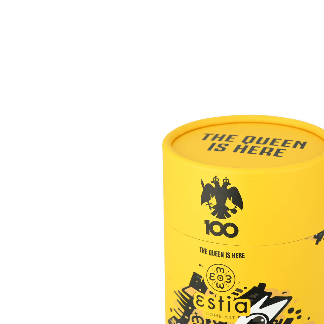 Estia Ποτήρι Θερμός 350ml Κίτρινο ΑΕΚ Edition The Queen Is Here Coffee Mug
