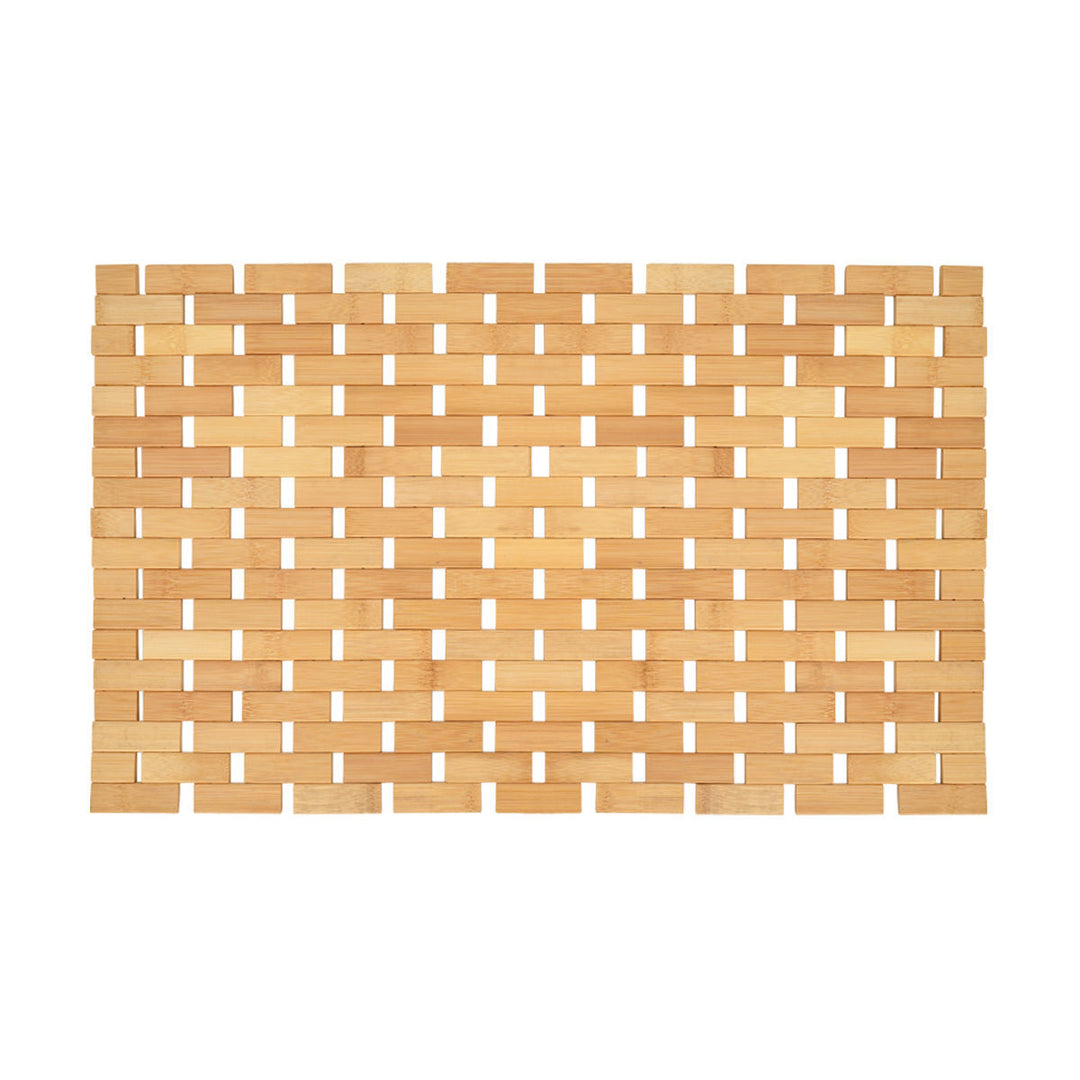 Πατάκι Μπάνιου Αντιολισθητικό Από Bamboo 60x38cm Bamboo Essentials Estia