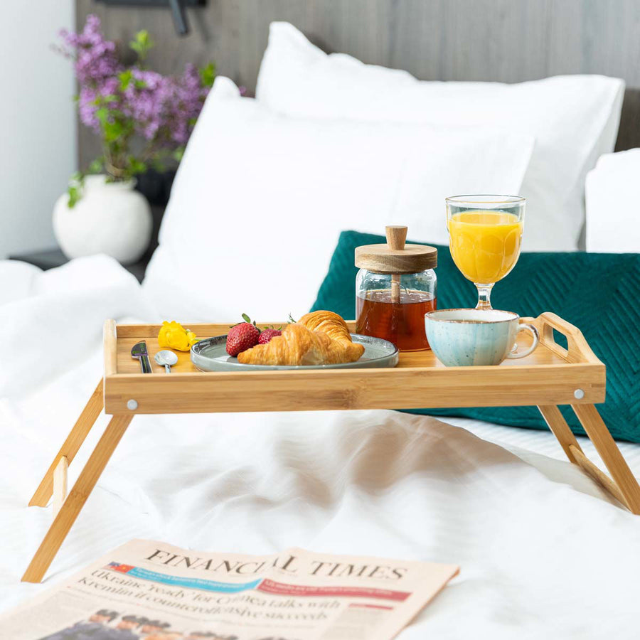 Δίσκος Σερβιρίσματος Ορθογώνιος Με Αναδιπλούμενα Πόδια Estia 50X30X21cm