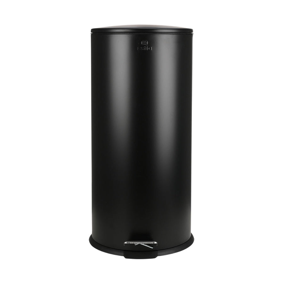 Κάδος Απορριμάτων Κουζίνας Μαύρος Ανοξείδωτος 30lt Estia
