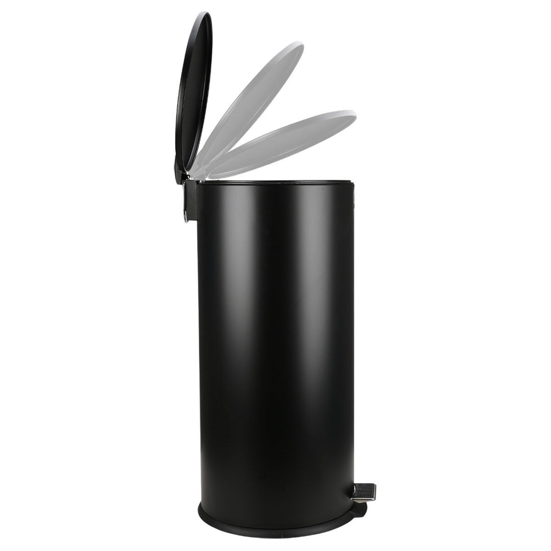 Κάδος Απορριμάτων Κουζίνας Μαύρος Ανοξείδωτος 30lt Estia