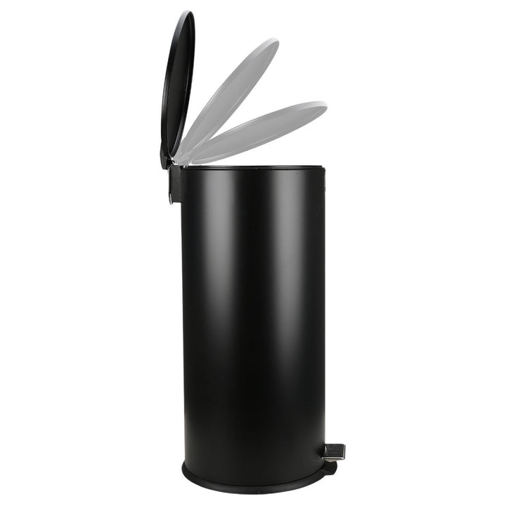 Κάδος Απορριμάτων Κουζίνας Μαύρος Ανοξείδωτος 30lt Estia