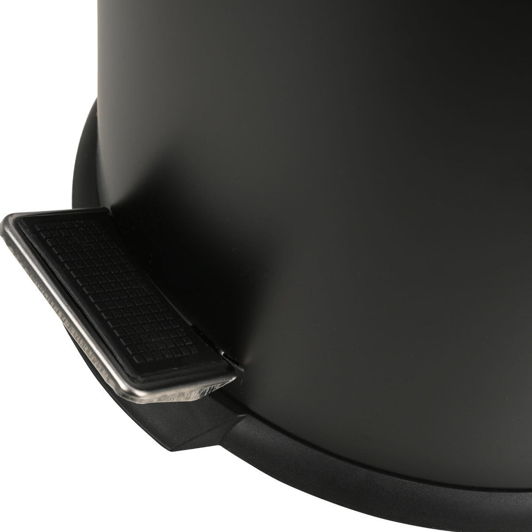 Κάδος Απορριμάτων Κουζίνας Μαύρος Ανοξείδωτος 30lt Estia