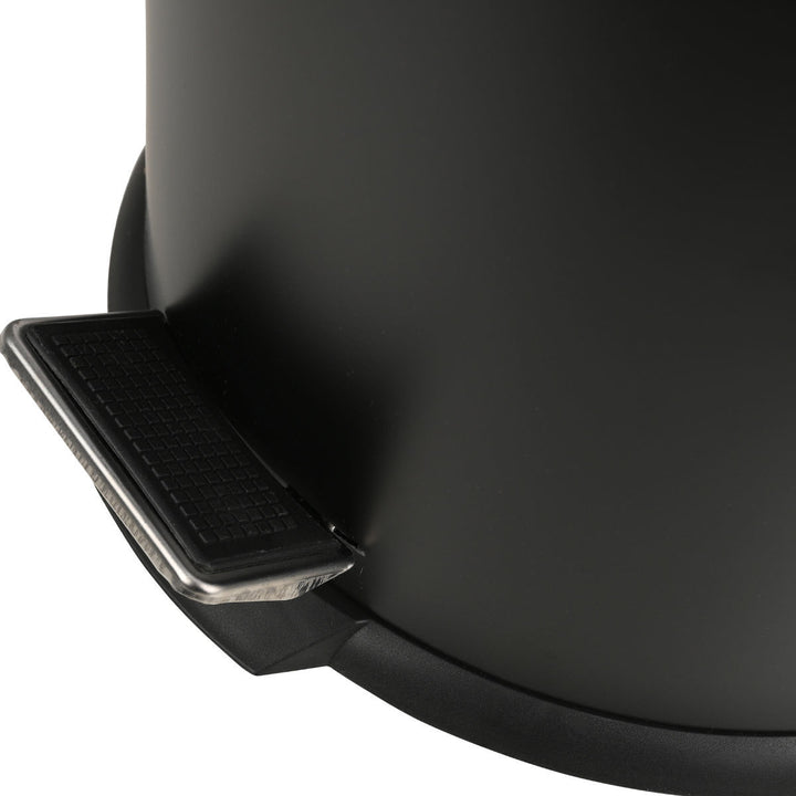 Κάδος Απορριμάτων Κουζίνας Μαύρος Ανοξείδωτος 30lt Estia