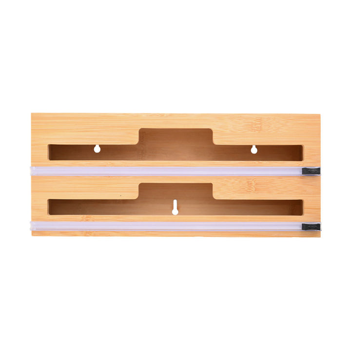 Επιτοίχια Βάση Οργάνωσης Για Αλουμινόχαρτο/Μεμβράνη Ξύλινη Bamboo Essentials Estia