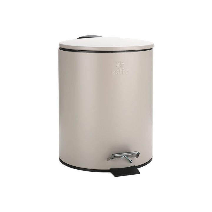 Καλάθι Μπάνιου Ματ Μόκα Μεταλλικό 5lt Estia