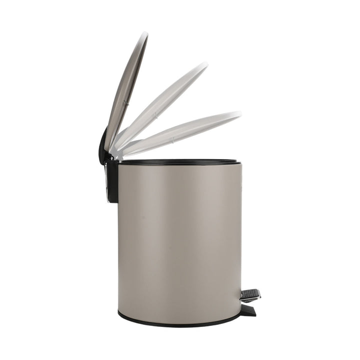 Καλάθι Μπάνιου Ματ Μόκα Μεταλλικό 5lt Estia