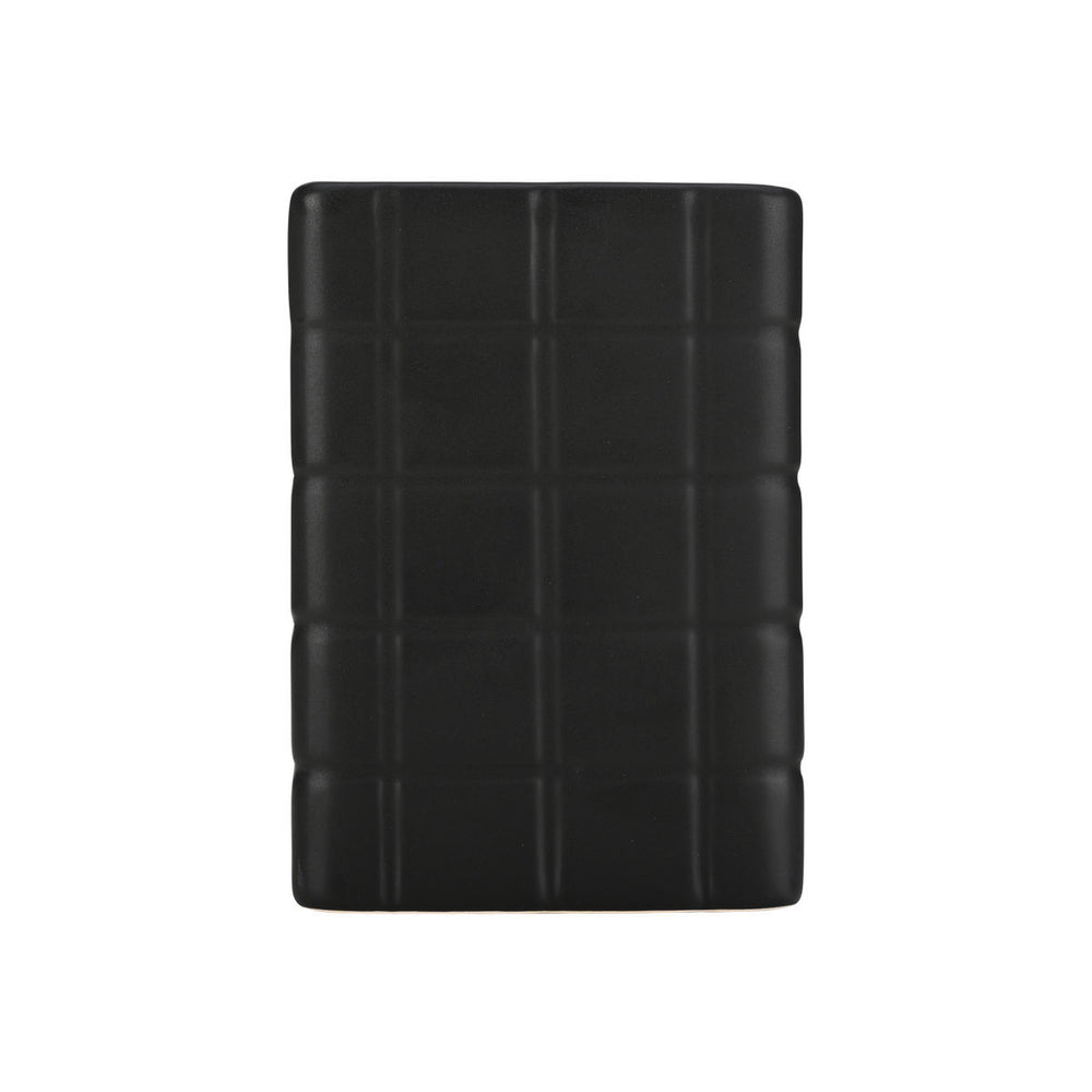 Estia Ποτηράκι Μπάνιου Κεραμικό Μαύρο Tiles