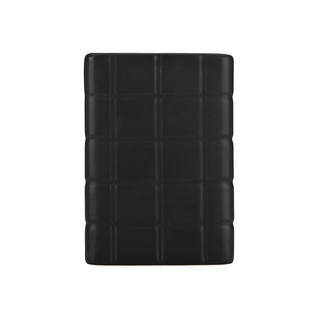 Estia Ποτηράκι Μπάνιου Κεραμικό Μαύρο Tiles