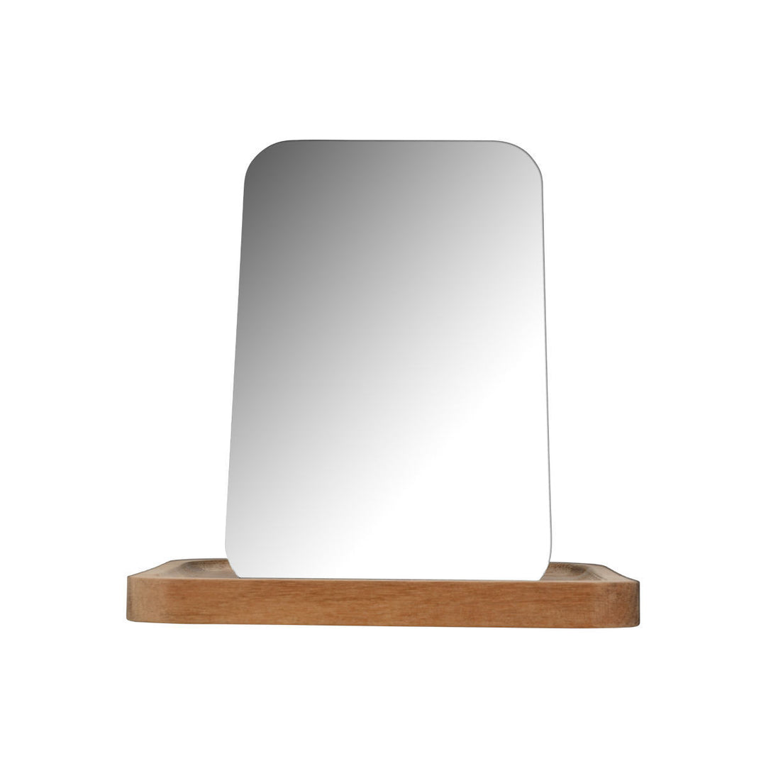 Καθρέφτης Επιτραπέζιος Με Ξύλινη Βάση Estia 7.5X12.5X18cm
